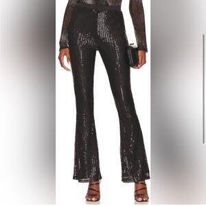 NEW Superdown Tara Sequin Pant Black Small